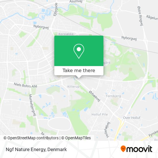 How to get to Ngf Energy in Odense by Bus or Train?
