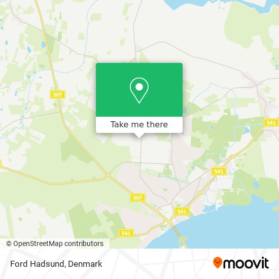 Ford Hadsund map