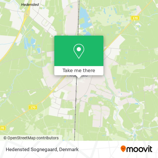 Hedensted Sognegaard map