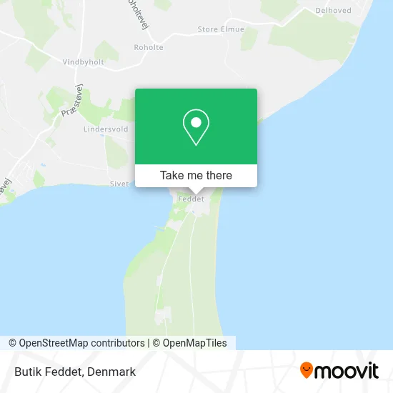 Butik Feddet map