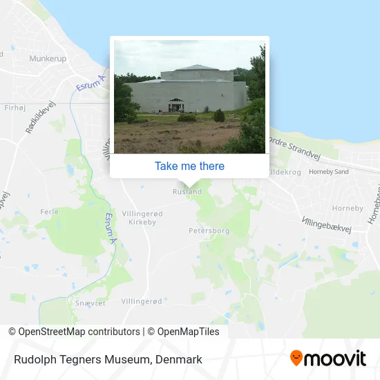 Rudolph Tegners Museum map