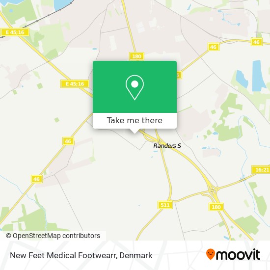 New Feet Medical Footwearr map