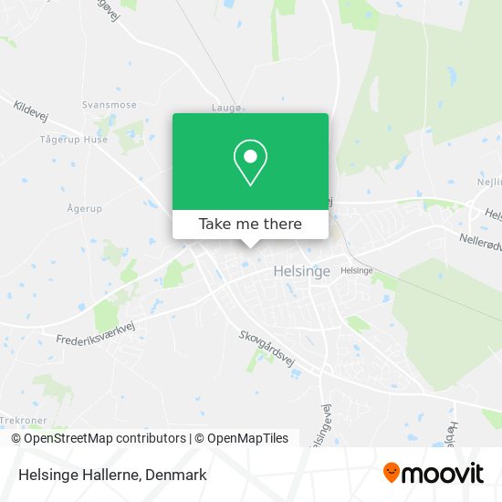 Helsinge Hallerne map