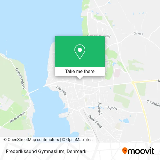 Frederikssund Gymnasium map