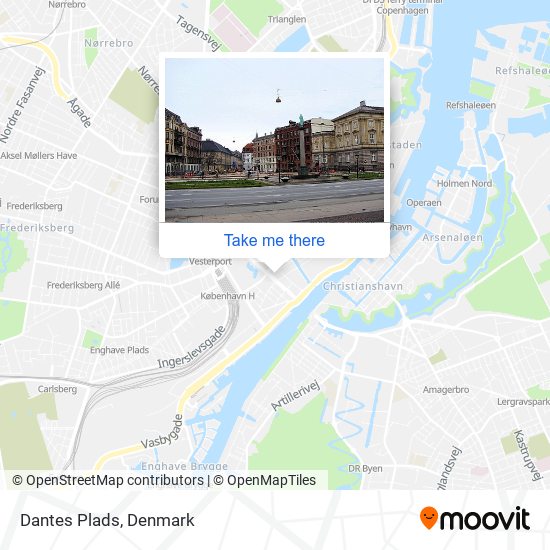 Dantes Plads map