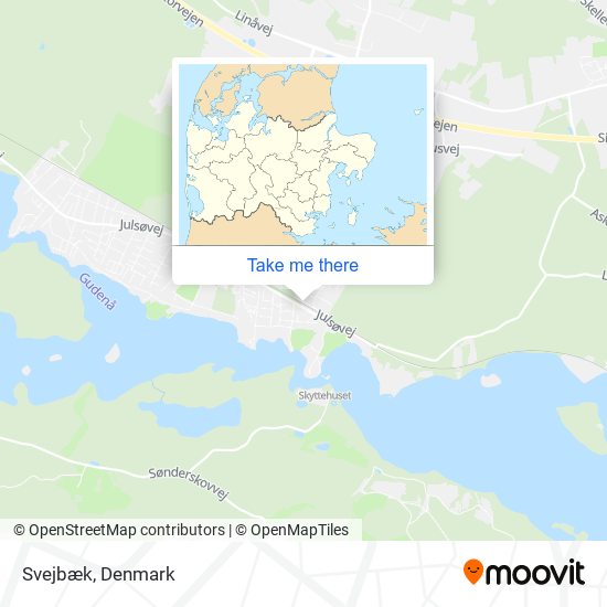 Svejbæk map