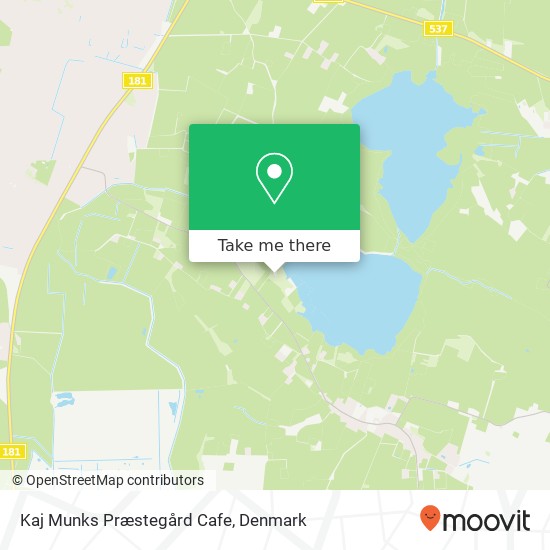 Kaj Munks Præstegård Cafe map
