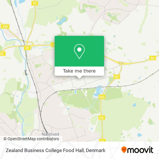 Zealand Business College Food Hall map