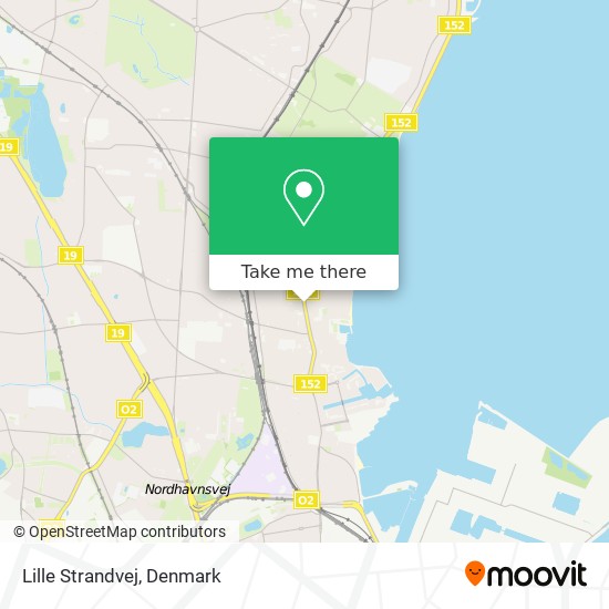 Lille Strandvej map