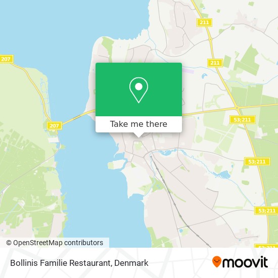 Bollinis Familie Restaurant map