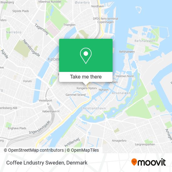 Coffee Lndustry Sweden map