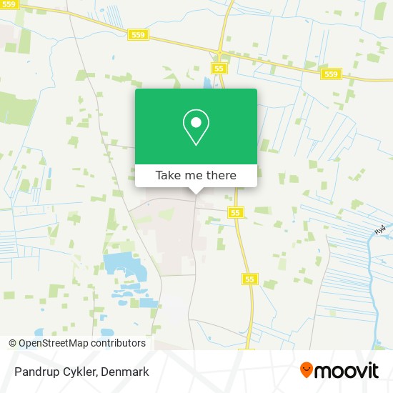 Pandrup Cykler map