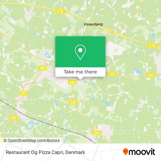 Restaurant Og Pizza Capri map