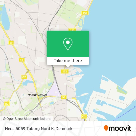 Nesa 5059 Tuborg Nord K map
