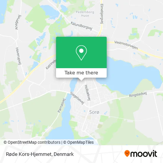 Røde Kors-Hjemmet map