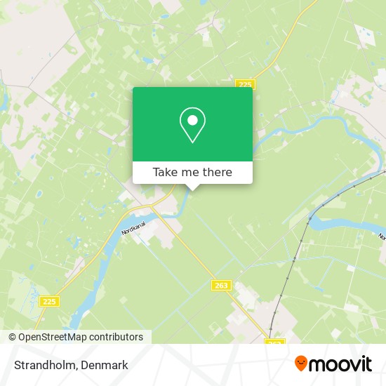 Strandholm map
