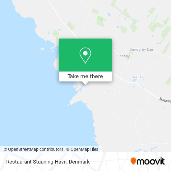 Restaurant Stauning Havn map