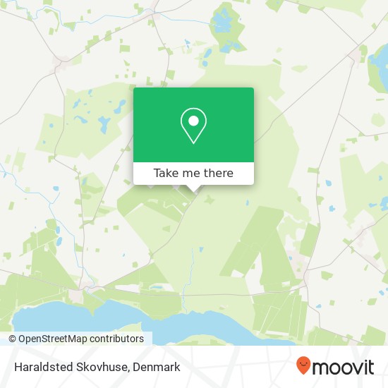 Haraldsted Skovhuse map