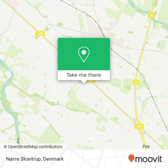 Nørre Skavtrup map