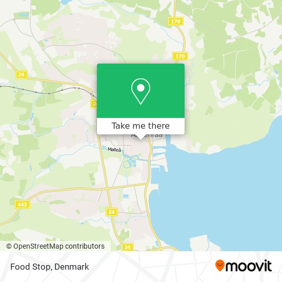 Food Stop map