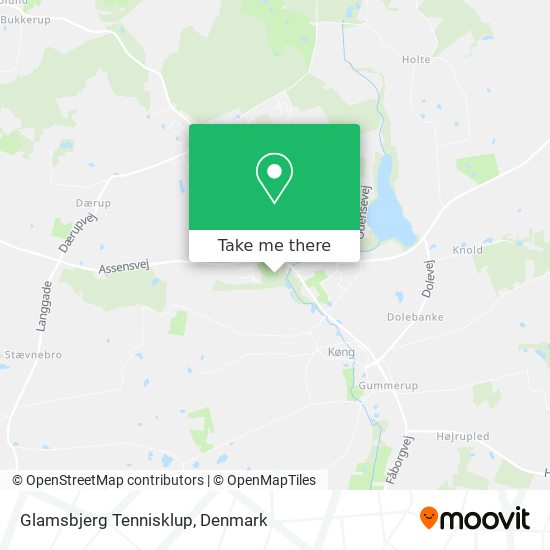 Glamsbjerg Tennisklup map