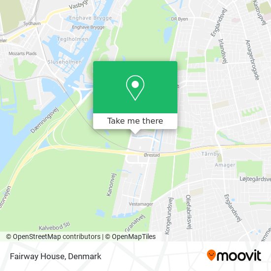 Fairway House map