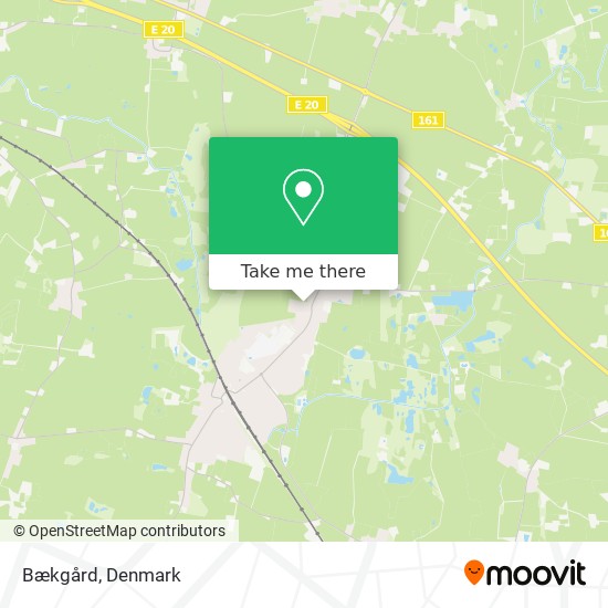 Bækgård map