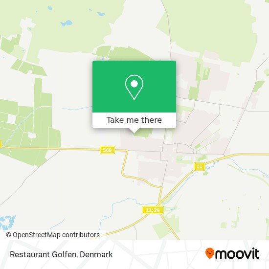 Restaurant Golfen map