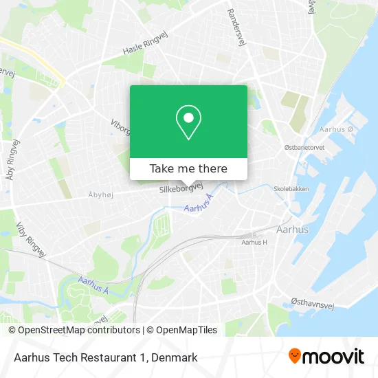 Aarhus Tech Restaurant 1 map