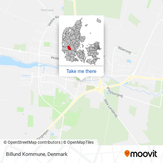 Billund Kommune map