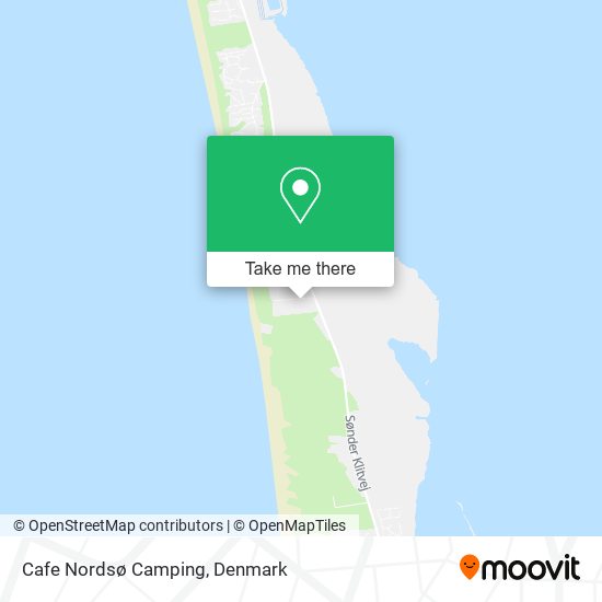 Cafe Nordsø Camping map