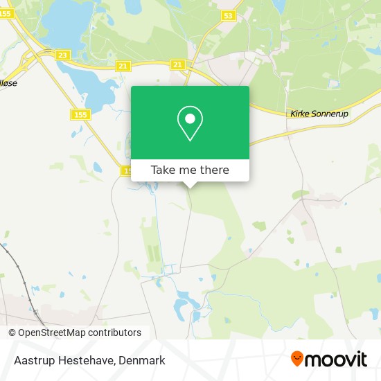 Aastrup Hestehave map