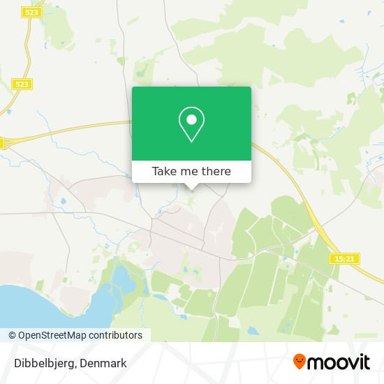 Dibbelbjerg map