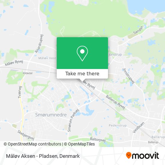Måløv Aksen - Pladsen map