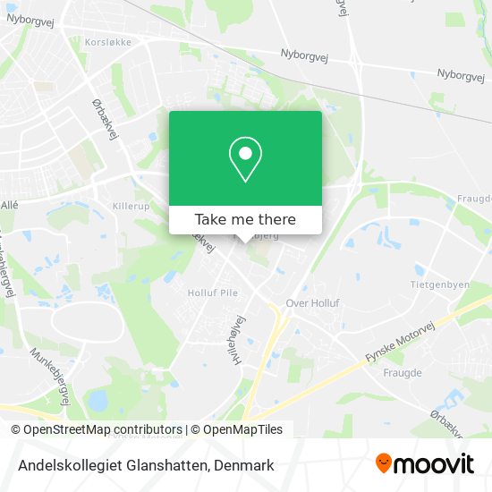 Andelskollegiet Glanshatten map