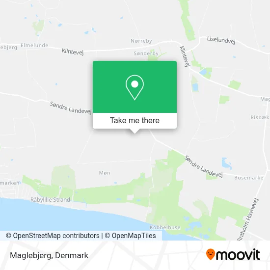 Maglebjerg map