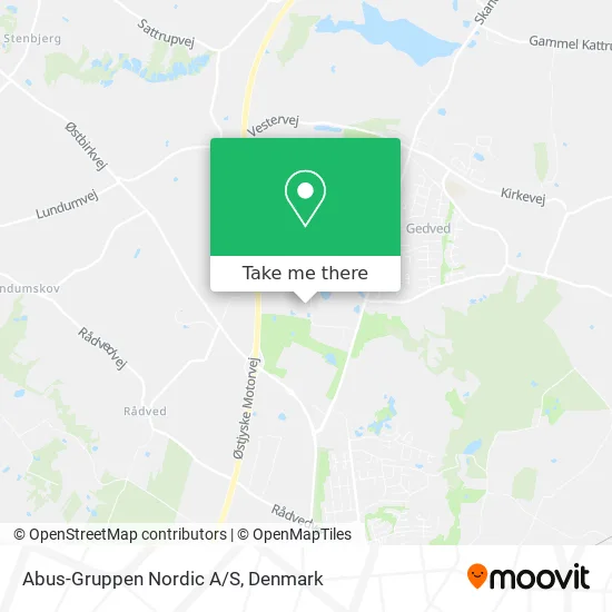 Abus-Gruppen Nordic A/S map