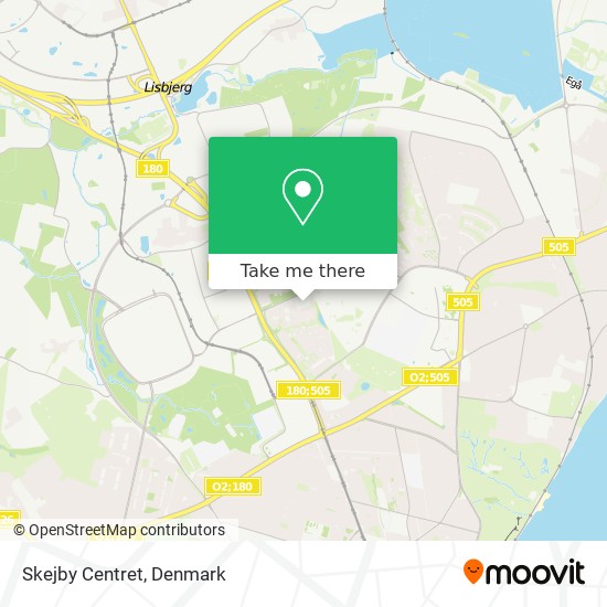 Skejby Centret map