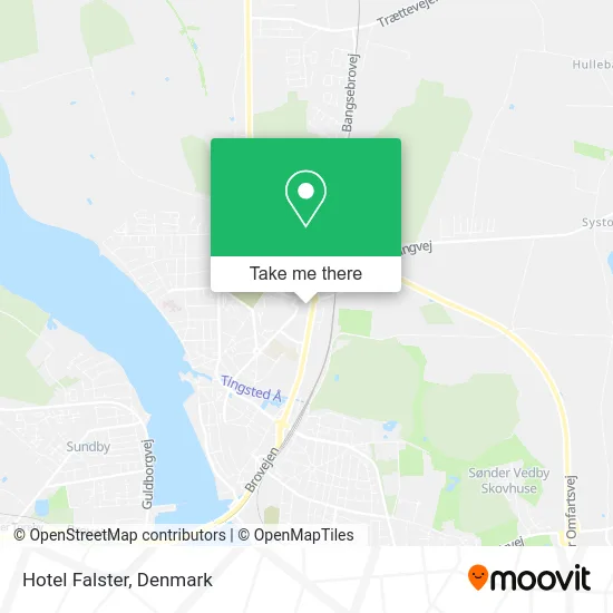 Hotel Falster map