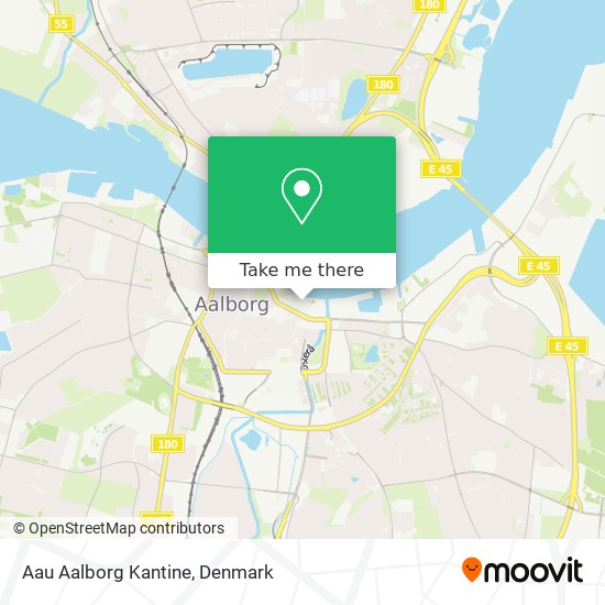 Aau Aalborg Kantine map
