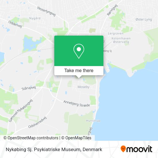 Nykøbing Sj. Psykiatriske Museum map