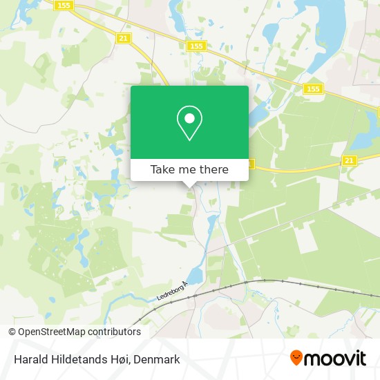 Harald Hildetands Høi map