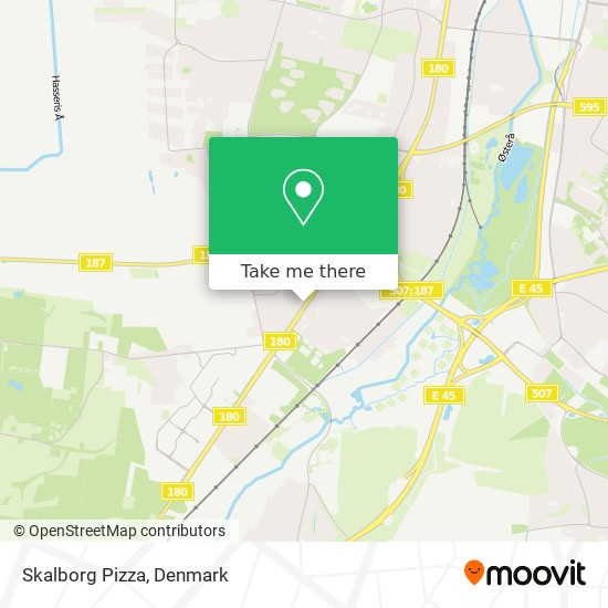 Skalborg Pizza map