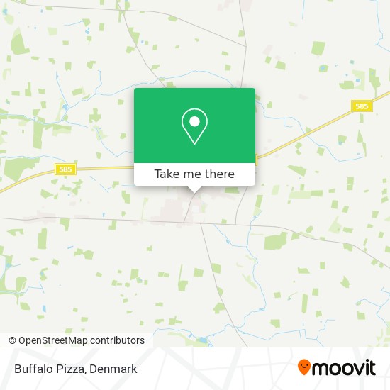 Buffalo Pizza map