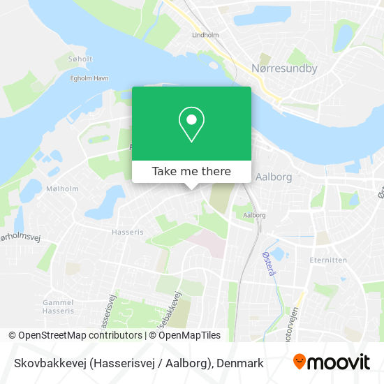 Skovbakkevej (Hasserisvej / Aalborg) map