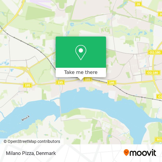 Milano Pizza map