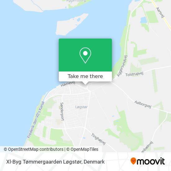 Xl-Byg Tømmergaarden Løgstør map