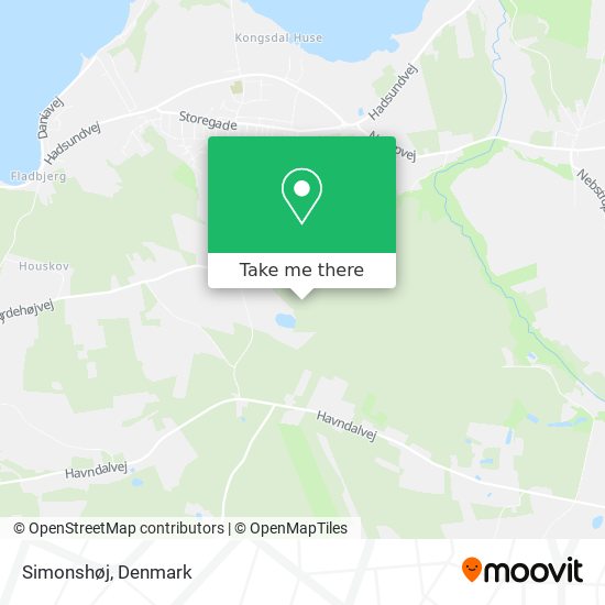 Simonshøj map