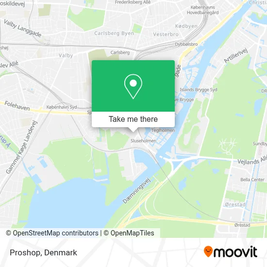 Proshop map