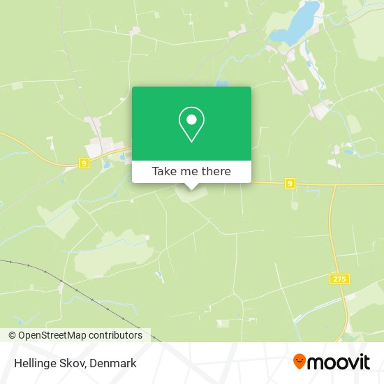 Hellinge Skov map